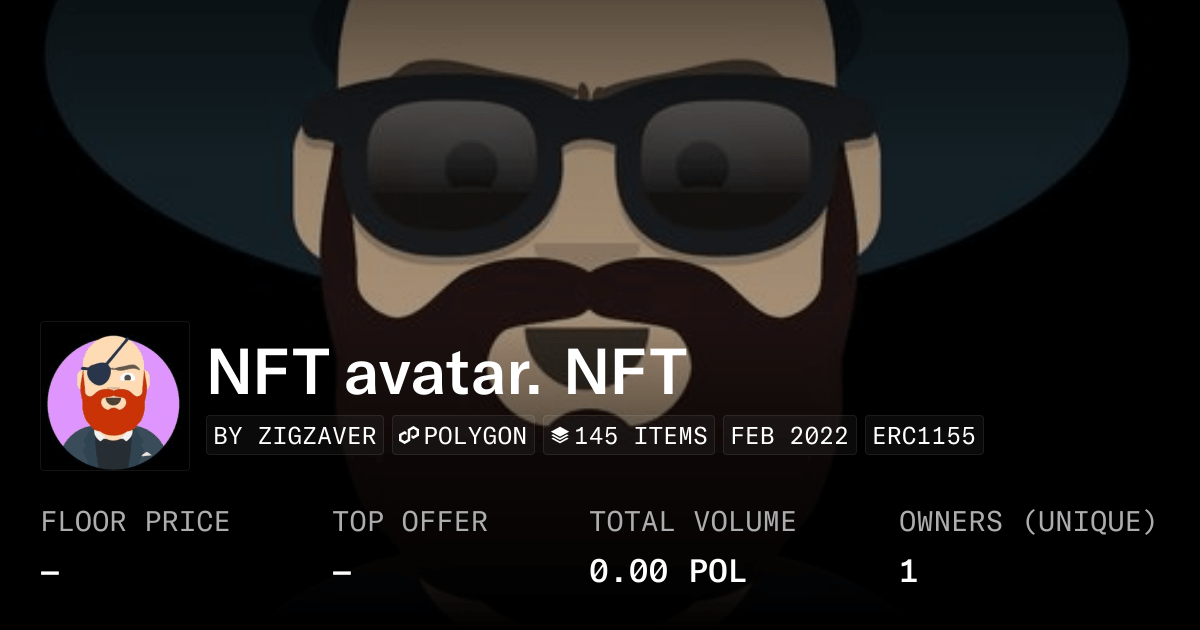 Nft Avatar Nft Collection Opensea