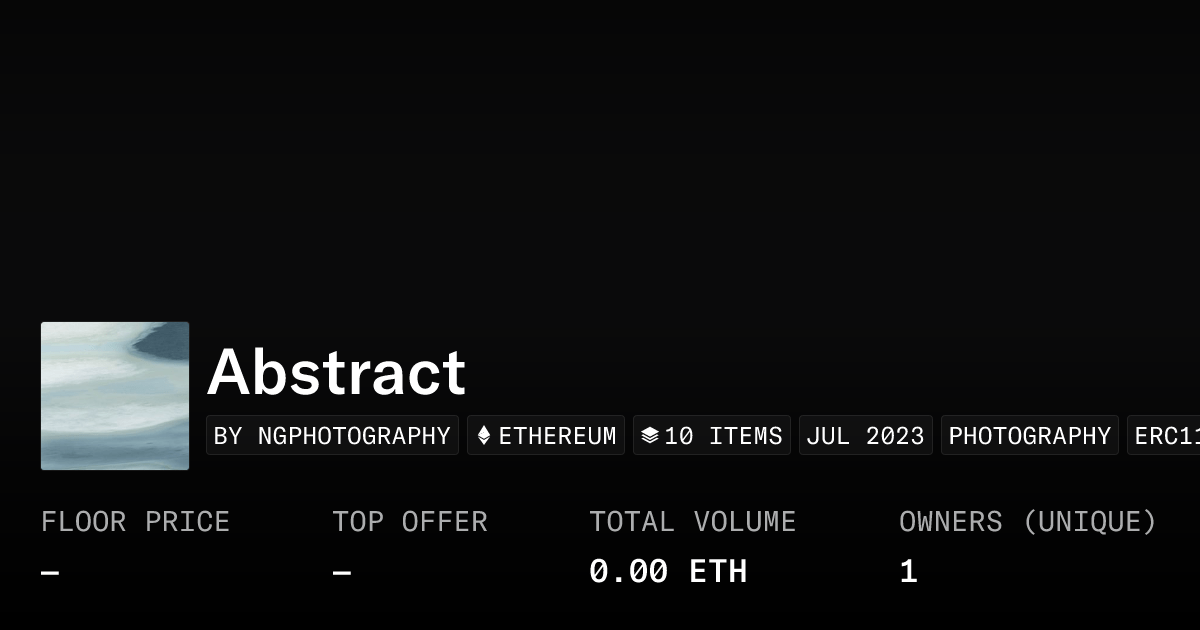 Abstract Collection Opensea