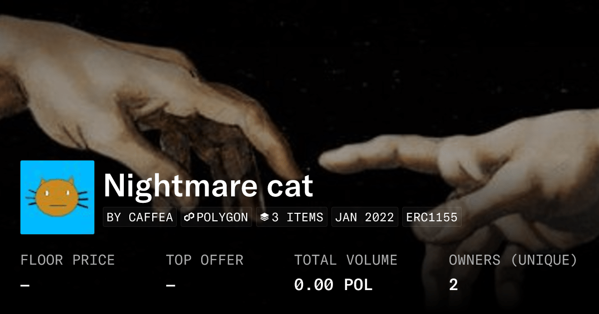 Nightmare Cat Collection Opensea