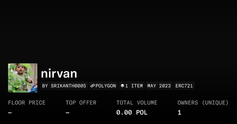 Nirvan Collection Opensea - Creative HD Minimal Arts | Free Download