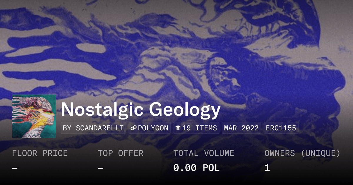 Nostalgic Geology Collection Opensea