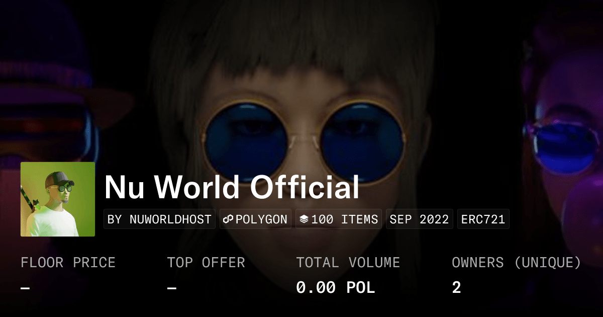 Nu World Official Collection Opensea
