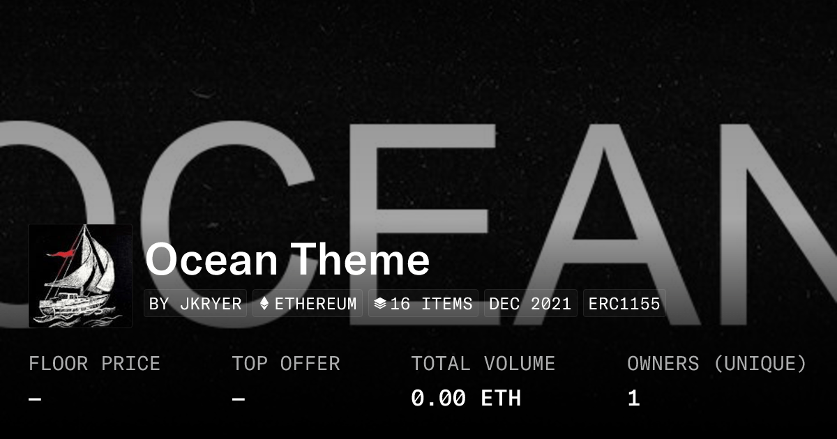 Ocean Theme Collection Opensea