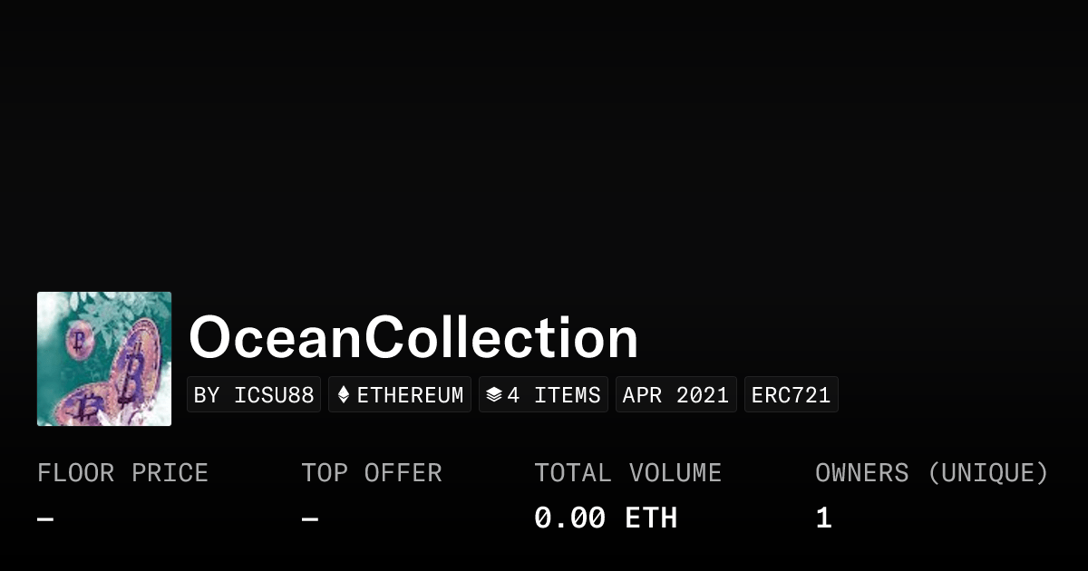 Oceancollection Collection Opensea