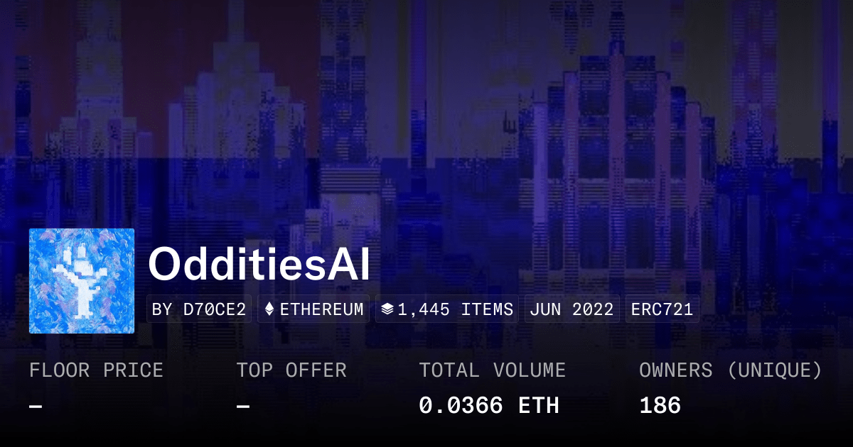 Odditiesai Collection Opensea