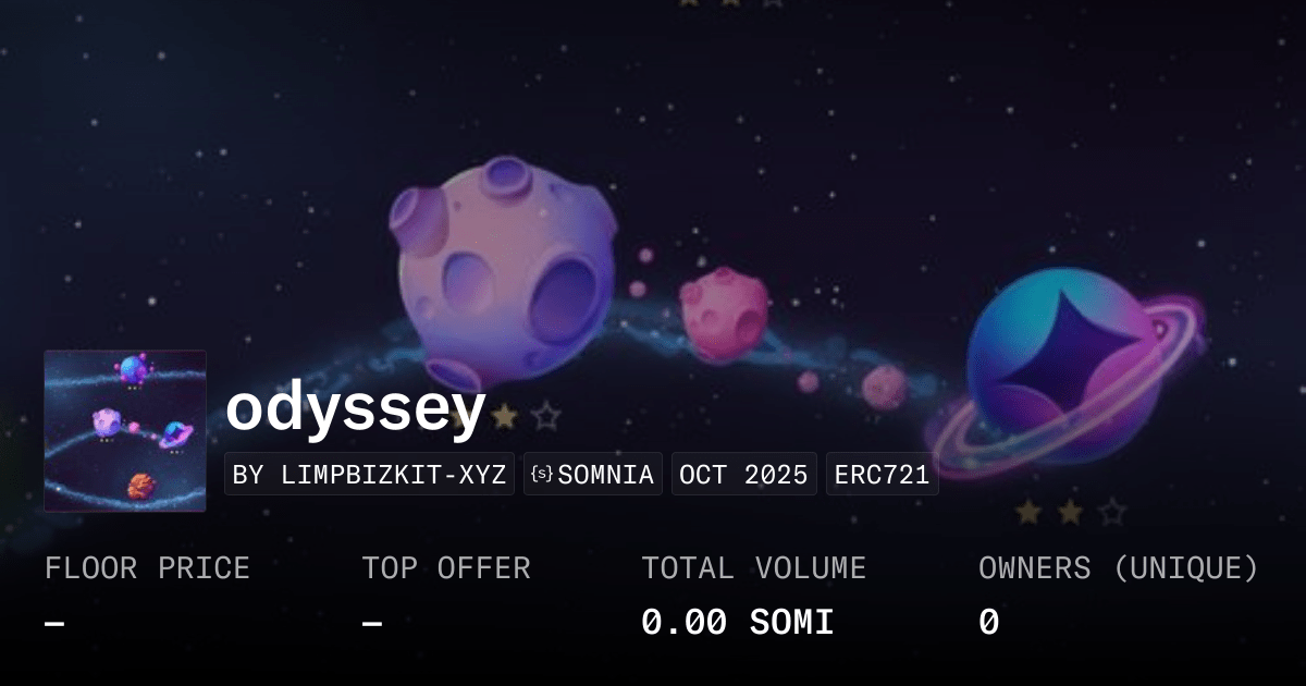 Odyssey Collection Opensea
