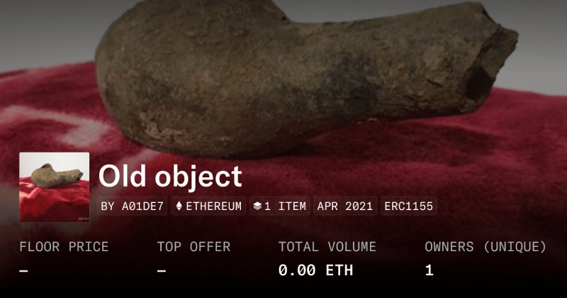 Old Object Collection Opensea - Ocean Photo Collection - Retina Quality