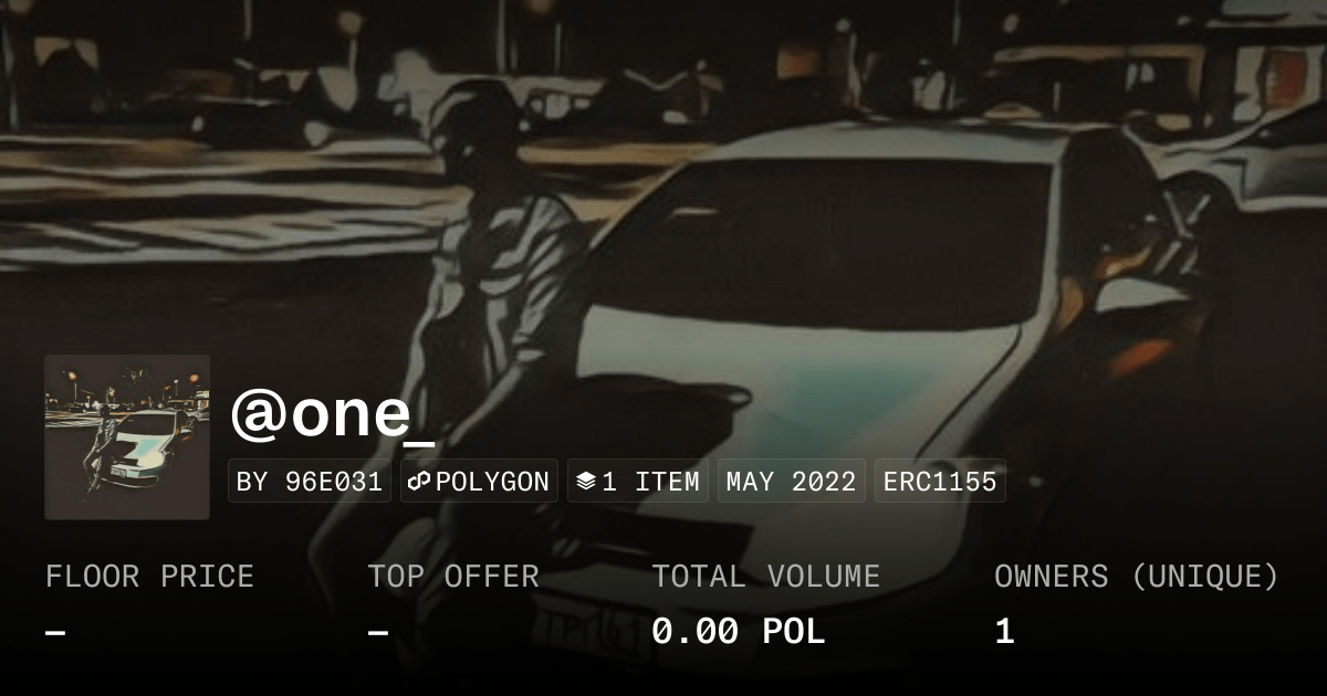 One Collection Opensea