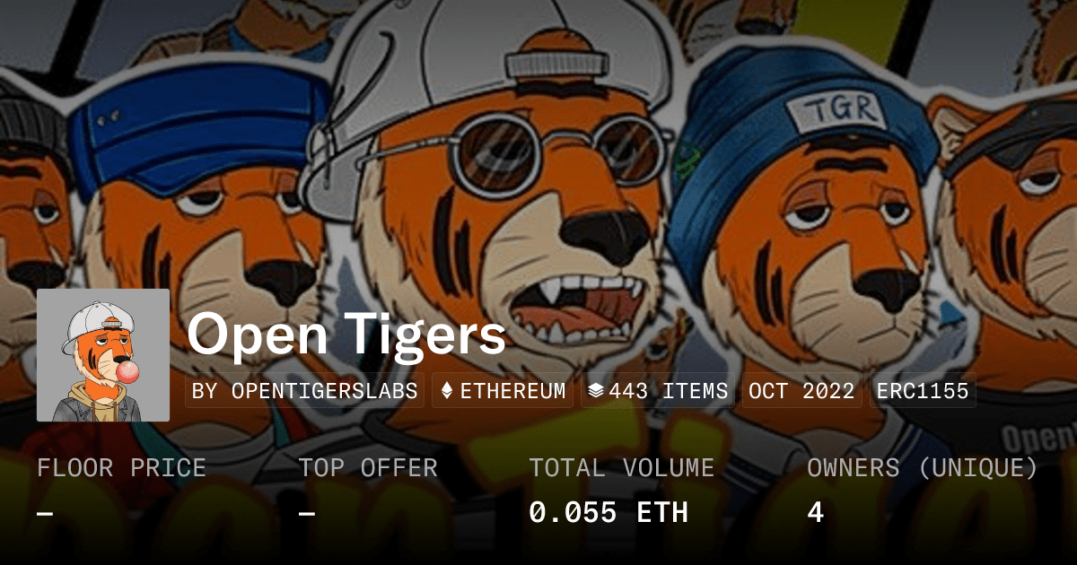 Open Tigers Collection Opensea