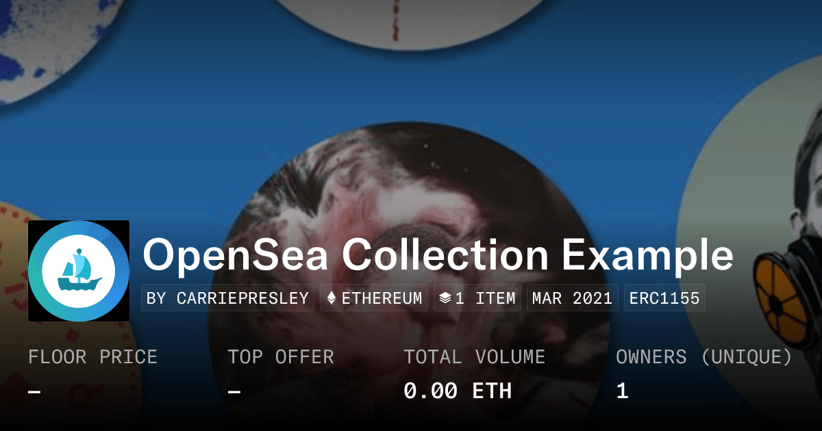 Opensea Collection Example Collection Opensea