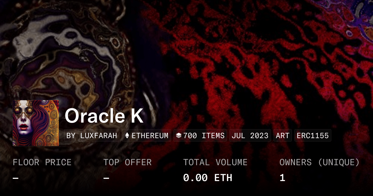 Oracle K Collection Opensea