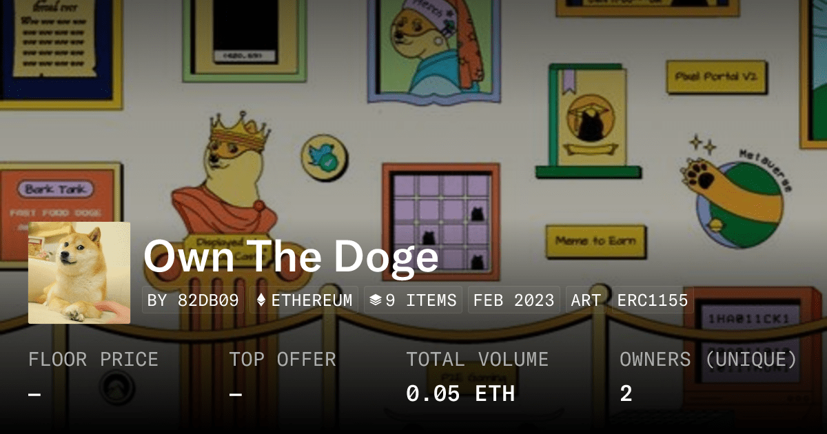 Own The Doge Collection Opensea