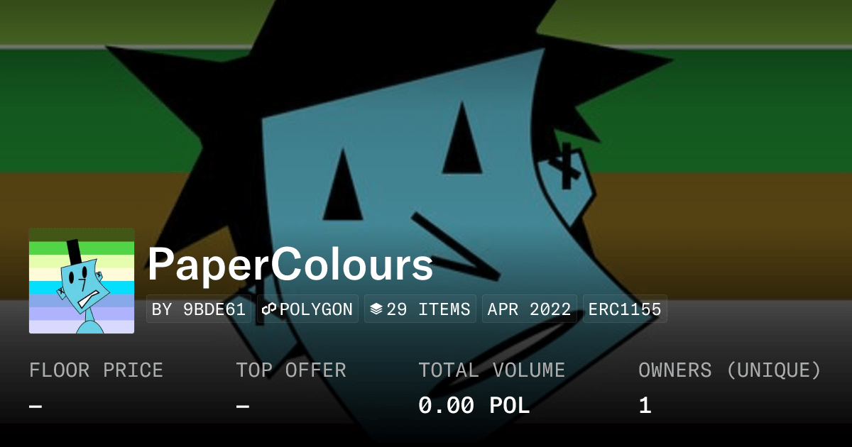 Papercolours Collection Opensea