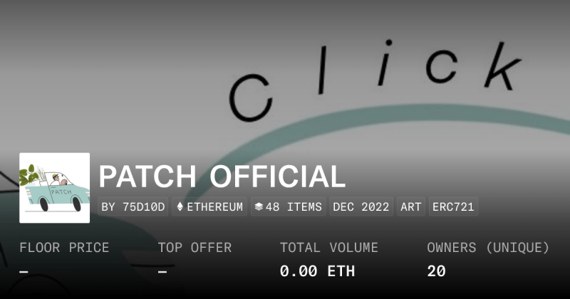 Scan Patch Profile Opensea - Incredible Ocean Background - Full HD