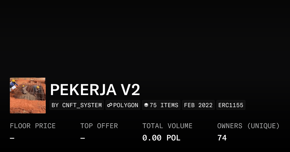 Pekerja V2 Collection Opensea