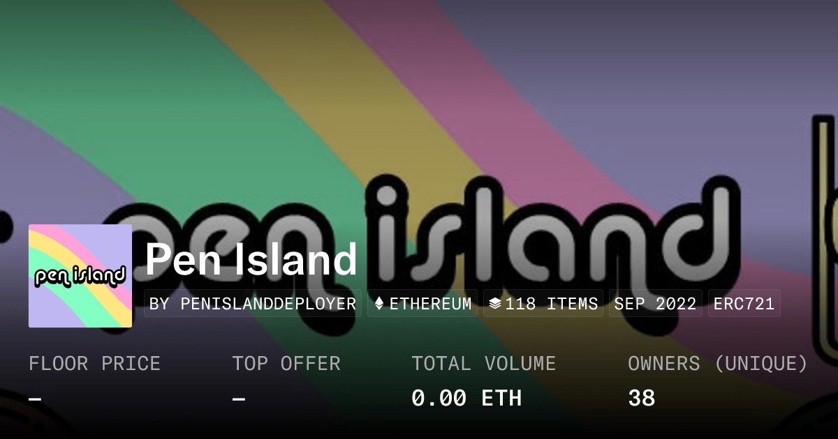 Pen Island Collection Opensea