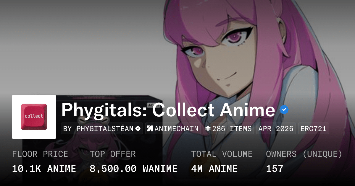 Phygitals Collect Anime 9 997 00 Anime Collection Opensea