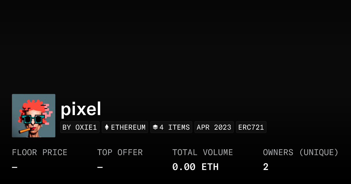 Pixel Collection Opensea