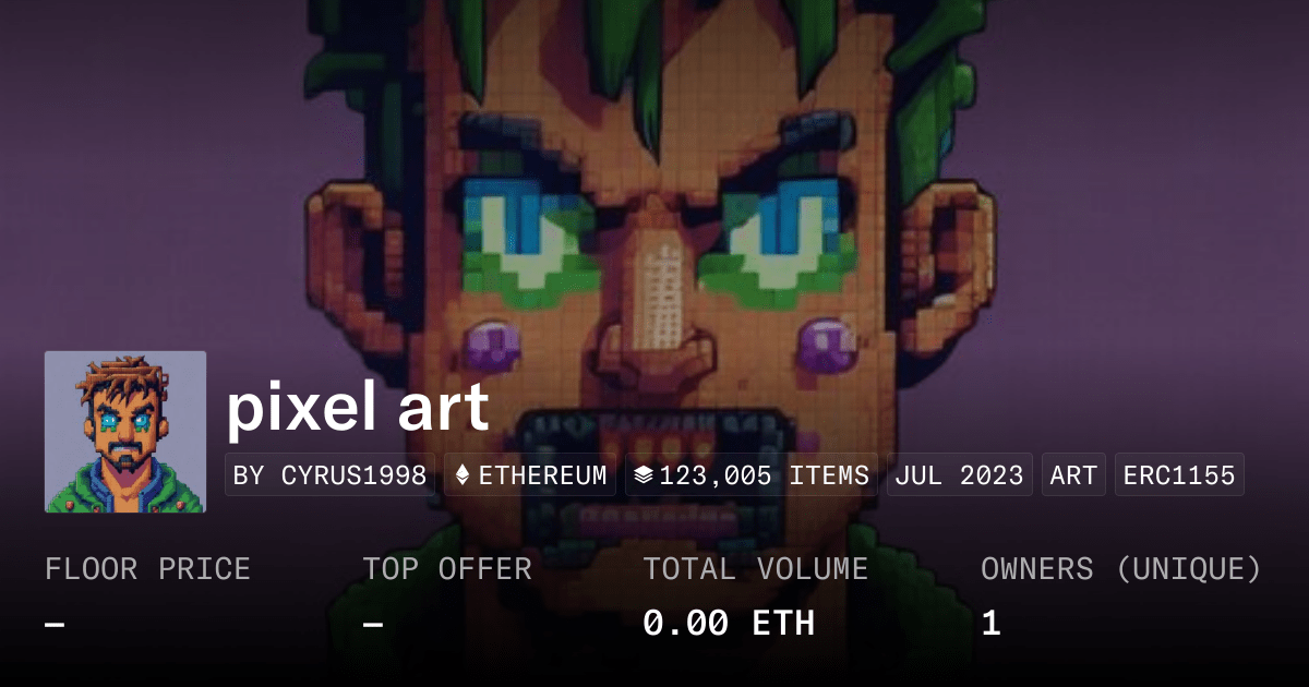 Pixel Art Collection Opensea