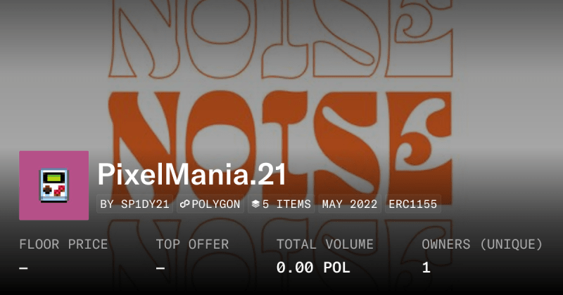 The Pixelmania Collection Opensea - Premium Colorful Picture Gallery - Ultra HD