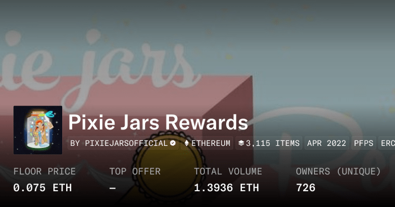 Pixie Jars Collection Opensea - Gorgeous Light Photo - HD