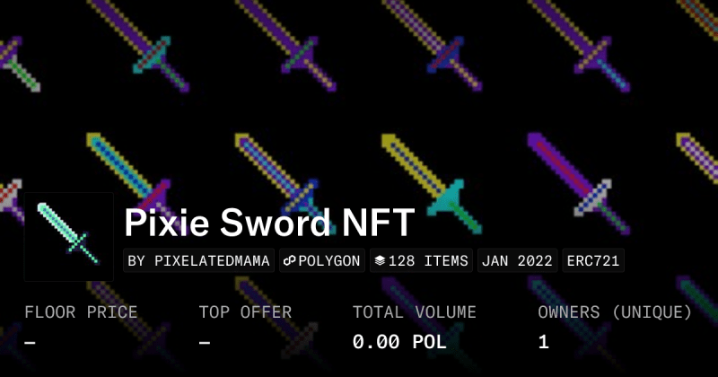 Pixie Sword Nft Collection Opensea - Professional Full HD Dark Arts | Free Download