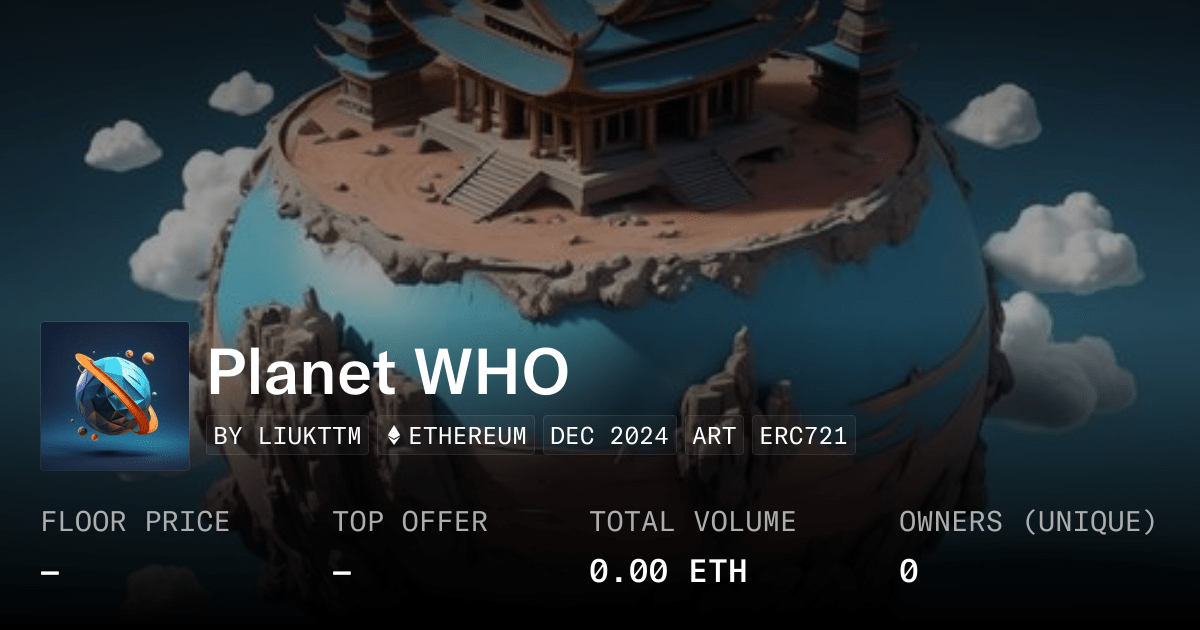 Planet Who Collection Opensea