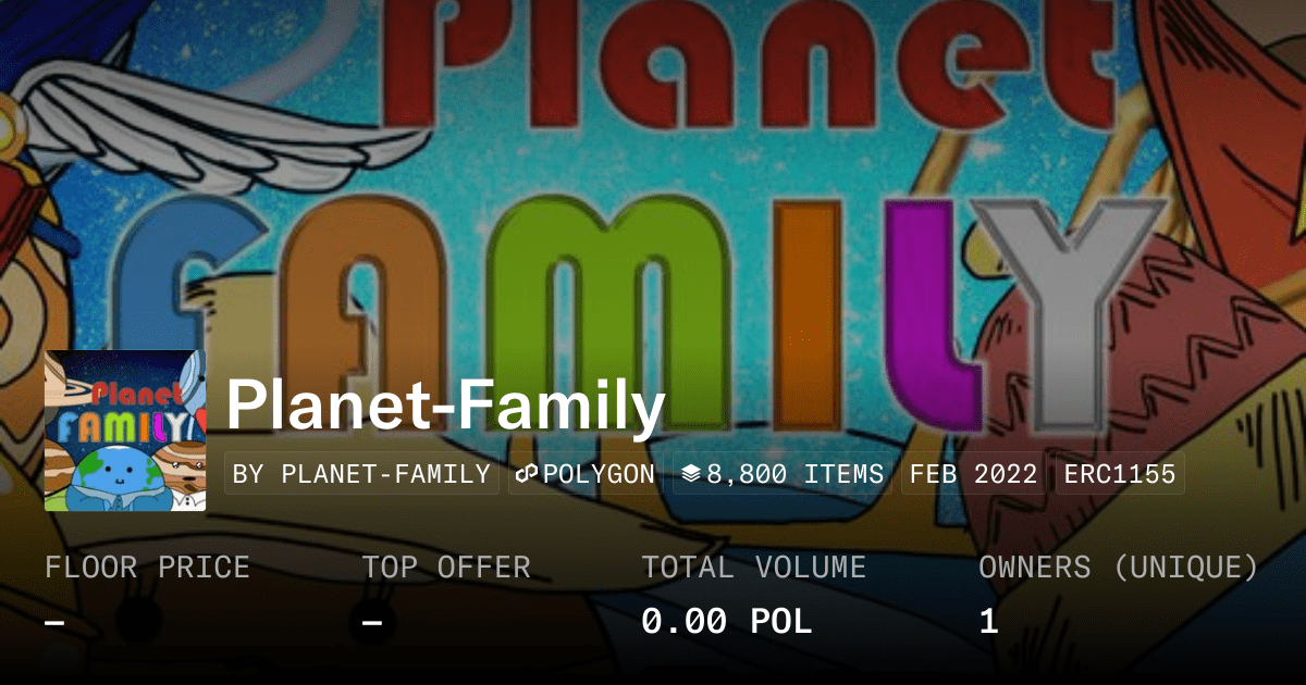 Planet Family Collection Opensea