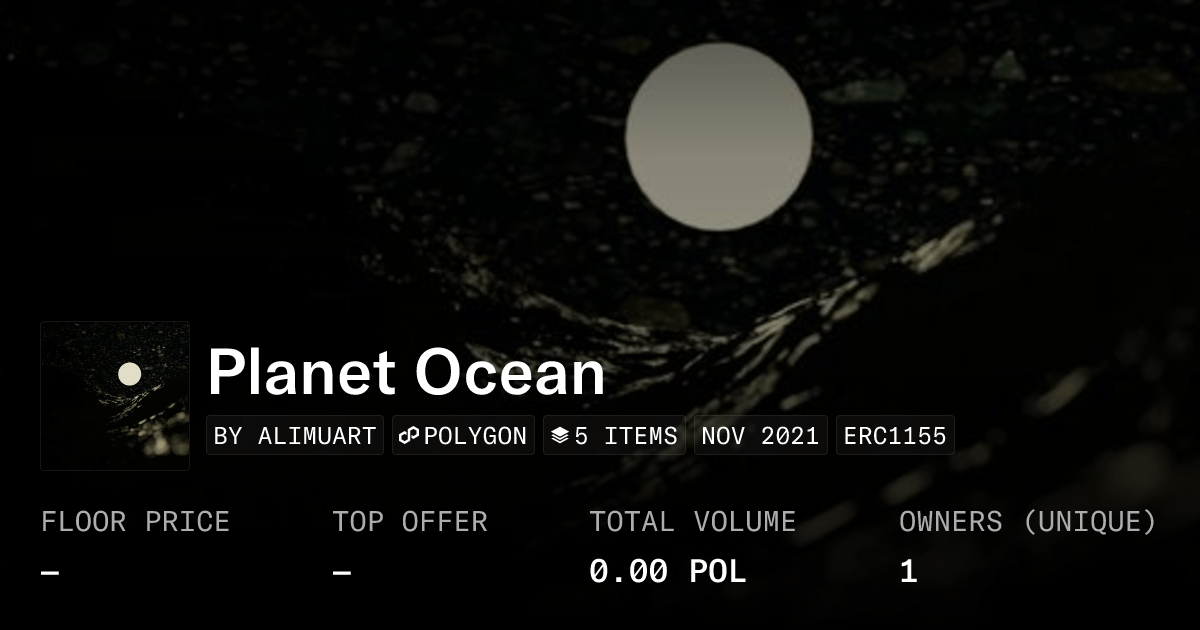Planet Ocean Collection Opensea