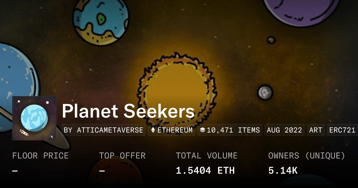 Planet Seekers Collection Opensea