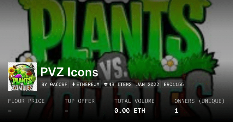 Pvz Collection Opensea - Premium Light Art Gallery - 8K