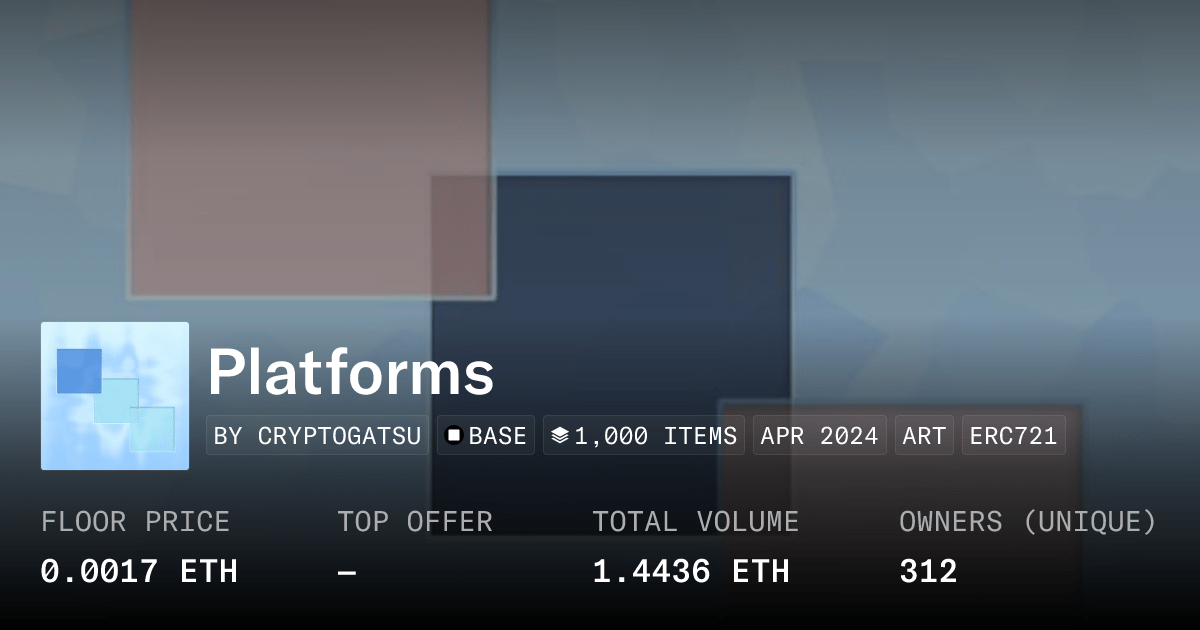 Platforms Collection Opensea