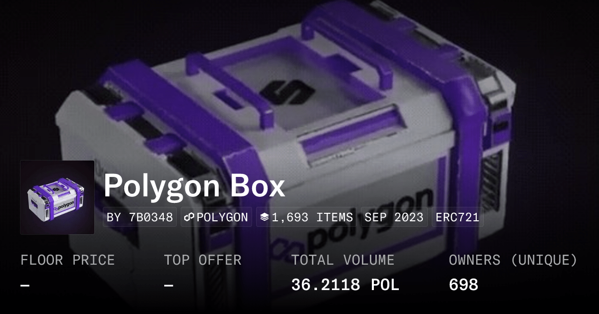 Polygon Box Collection Opensea