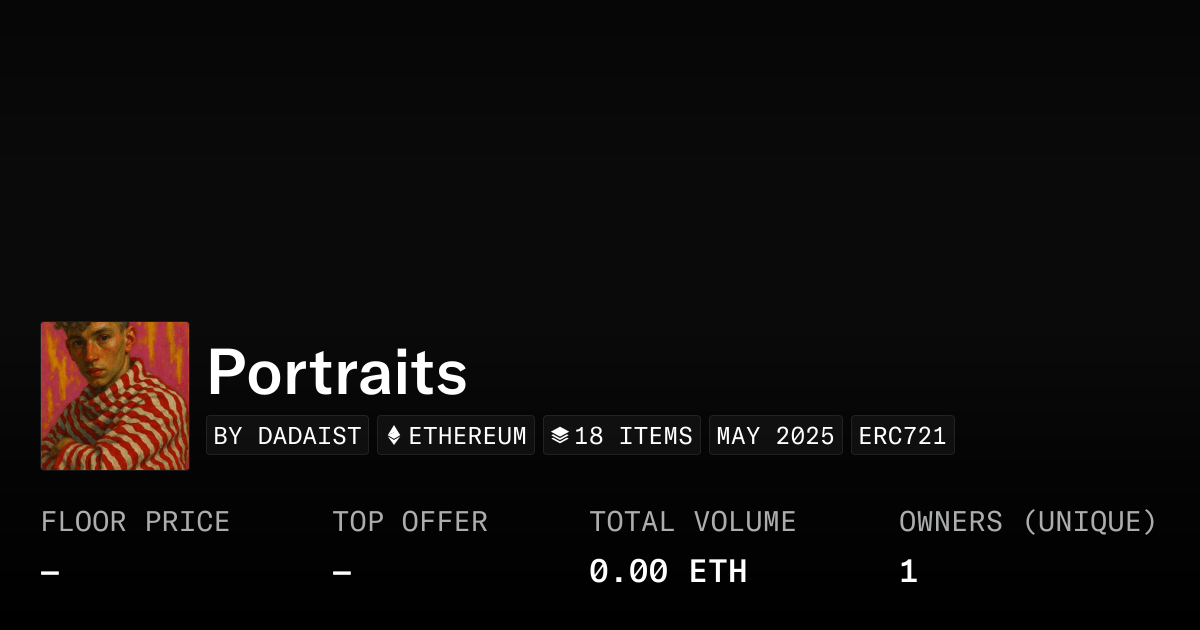 Portraits Collection Opensea