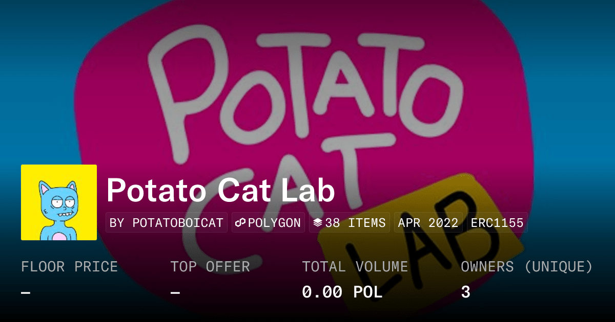 Potato Cat Lab Collection Opensea