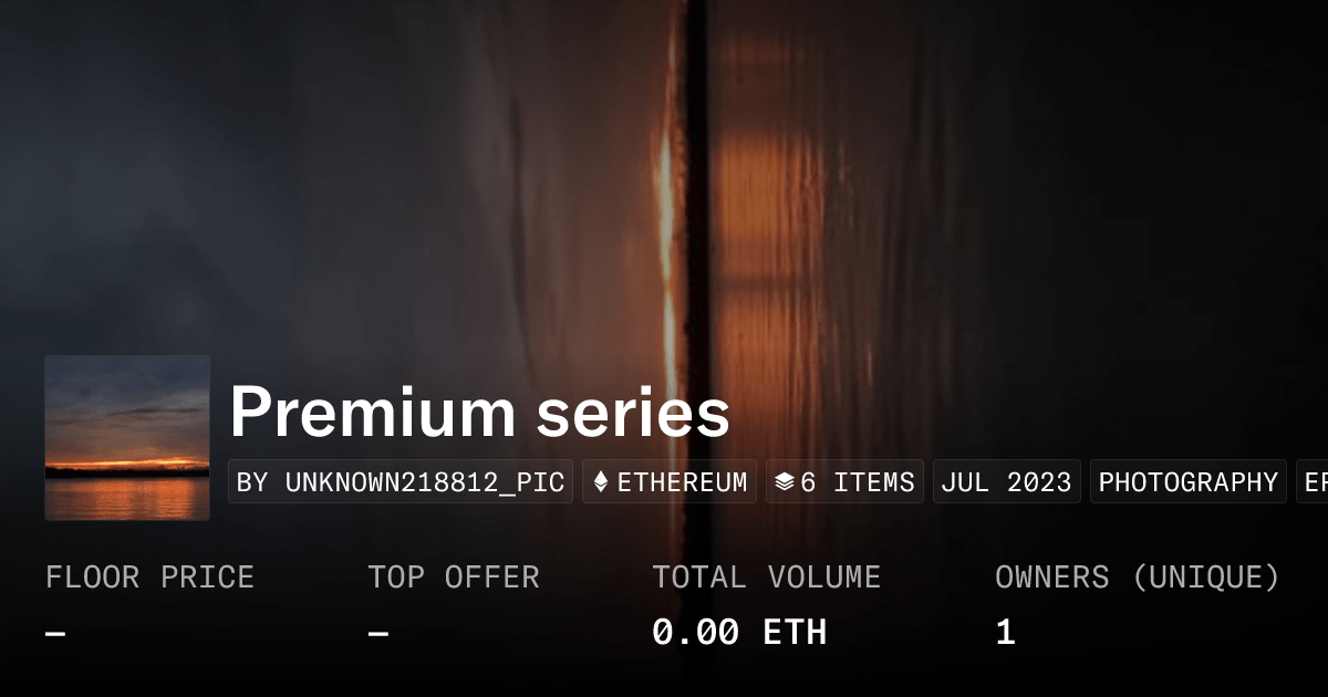 Premium Series Collection Opensea