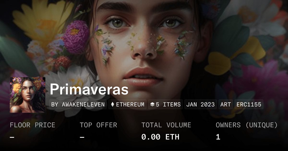Primaveras Collection Opensea