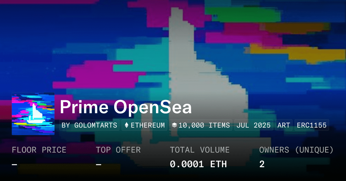 Prime Opensea Collection Opensea
