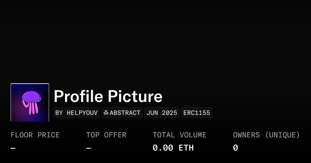 Profile Picture Collection Opensea