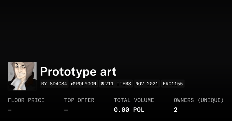 Prototype Art Collection Opensea - Stunning Dark Picture - Retina