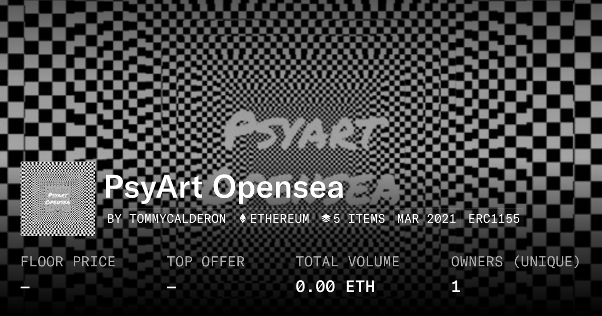 Psyart Opensea Collection Opensea