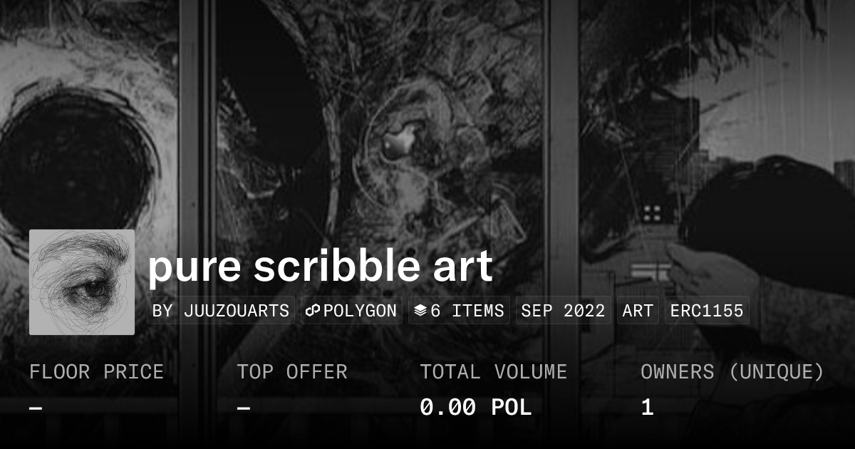 Pure Scribble Art Collection Opensea