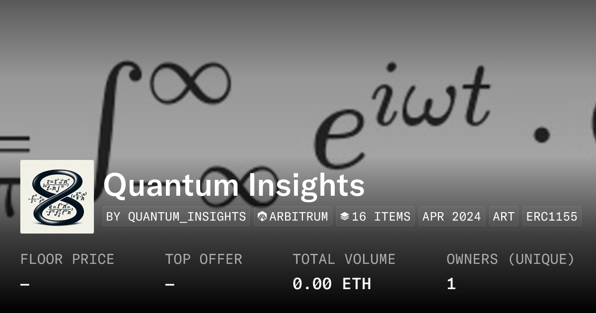 Quantum Insights Collection Opensea