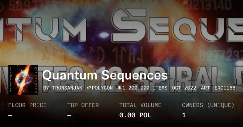 Quantum Sequences Collection Opensea - Mobile Minimal Textures for Desktop