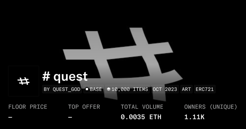 Quest Frames On The Superchain Collection Opensea - Dark Image Collection - Ultra HD Quality