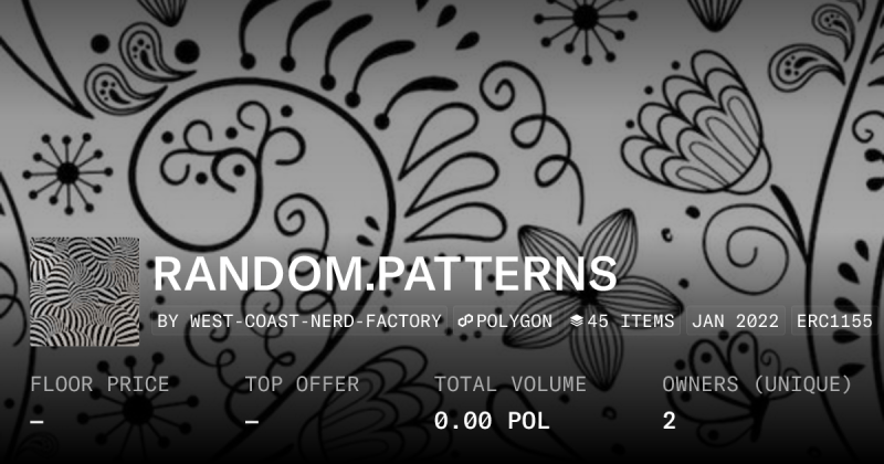 Random Patterns Collection Opensea - Dark Photo Collection - Desktop Quality