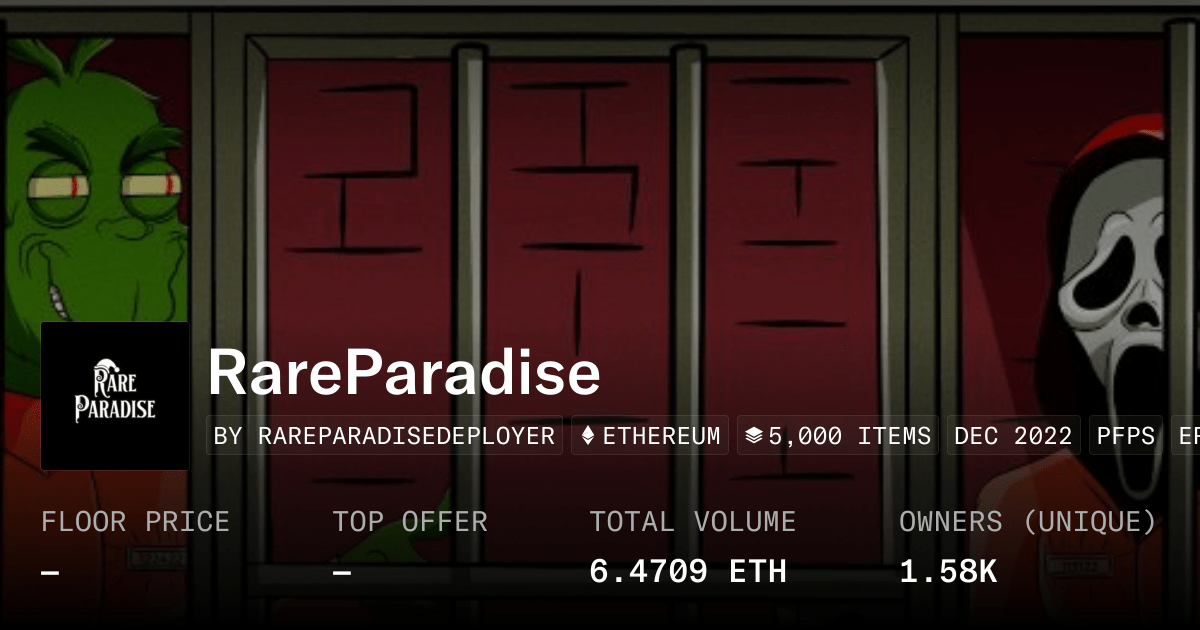 Rareparadise Collection Opensea