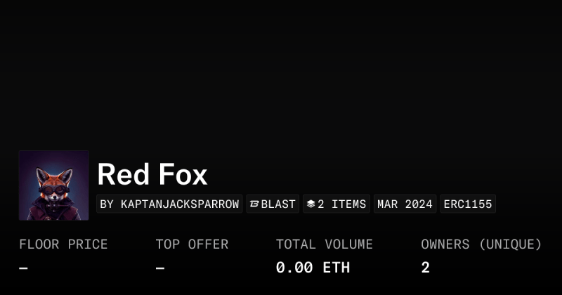 Red Fox Collection Opensea - Download Gorgeous Gradient Picture | Mobile