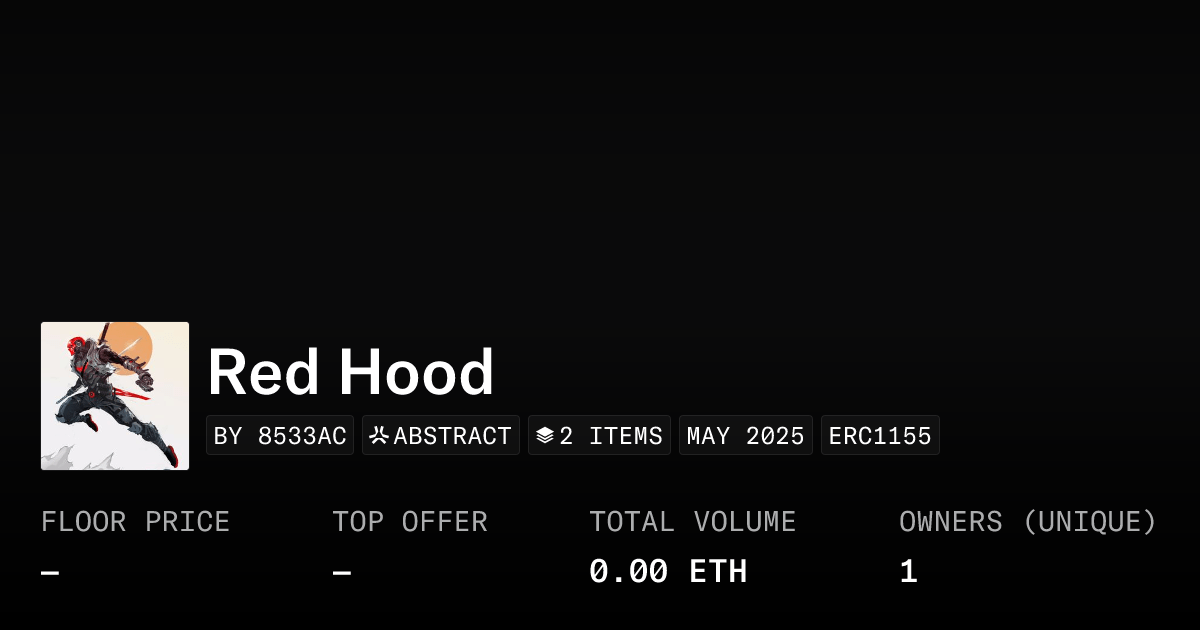 Red Hood - Collection | OpenSea