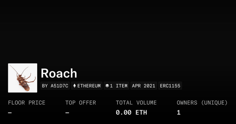 Mr Roach Collection Opensea - Ultra HD Abstract Wallpapers for Desktop